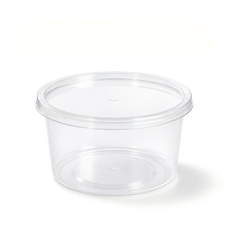 MG-Y440 440ml Clear Round Food Container with Lid